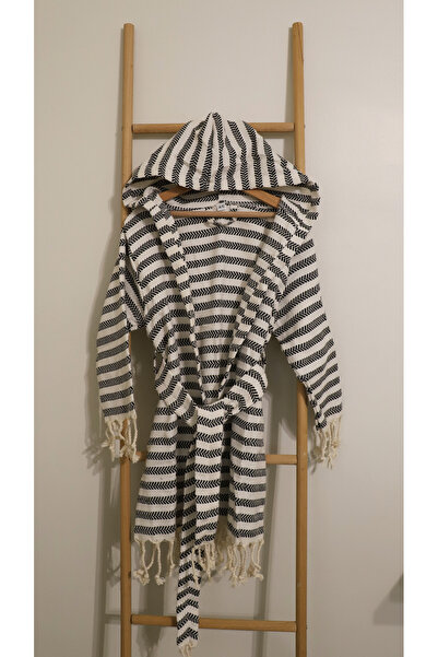 AQUATOLIA Unisex KNİDOS Peştemal Bornoz- %100 Pamuklu- Çocuk Bornozu
