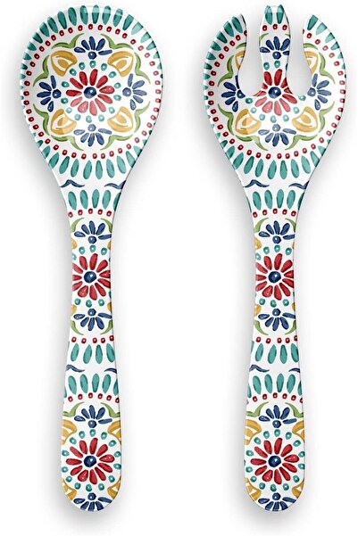 Thunder Rio Medallion Salata Servis Çatal Kaşık Seti