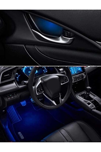 Universal Iluminare pentru picior și mâner de ușă compatibilă pentru Civic FC...