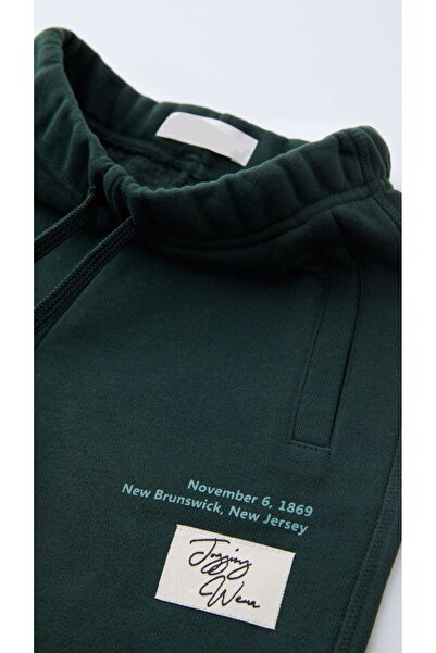 IkI BUÇUK ETİKETLİ PELUŞ PANTOLON