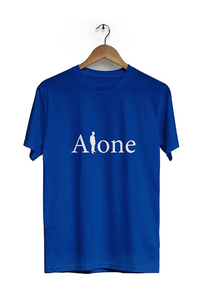 herotasarım Μπλουζάκι με κοντομάνικο Alone - Bll4682