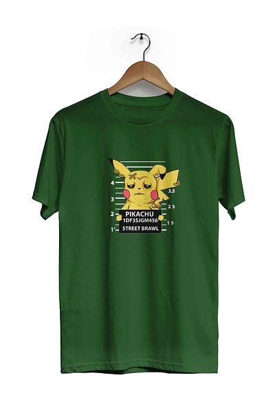 herotasarım Μπλουζάκι με κοντομάνικο Pikachu - bll4749