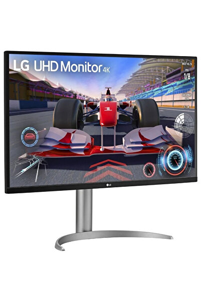 LG UHD 4K 32UQ750P-W 31.5 inç UHD 144Hz Pivot Asansör AMD FreeSync Premium USB Type-C 4K VA Monitör