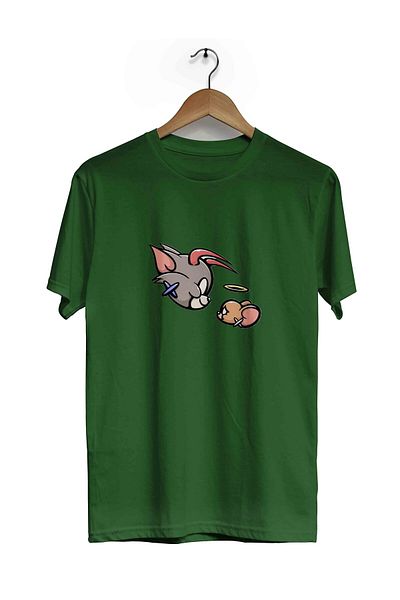herotasarım Μπλουζάκι με κοντομάνικο Tom and Jerry - bll4544
