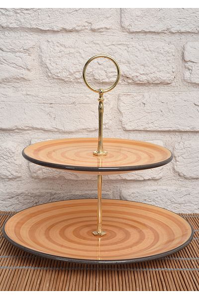ŞURA MUTFAK Double Layer Candy Bowl Treat Presentation Plate