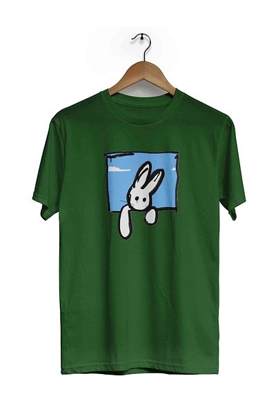 herotasarım Κοντομάνικο μπλουζάκι Rabbit - bll4571