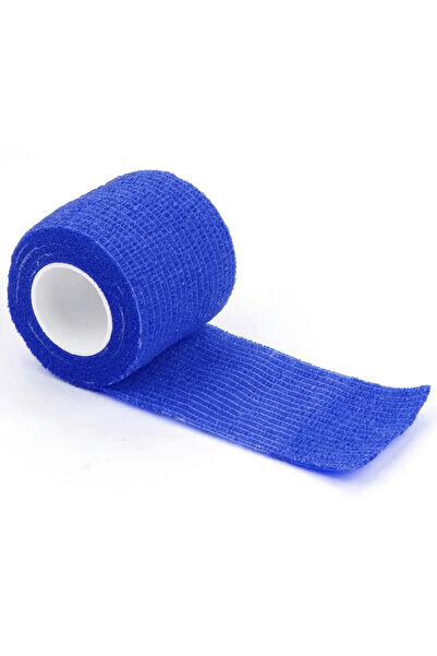 iron medical Coban Elastik Bandaj 5 Cmx 4.5mt ( 3 Adet) Mavi Renk