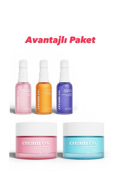Cream Co. حزمة مفيدة 5 في واحد