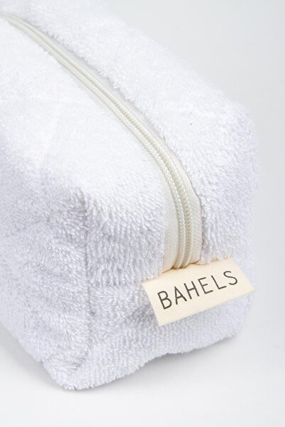 BAHELS White Towel Super Size Makeup Bag