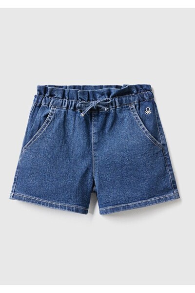 Benetton Τζιν παιδικό σορτς για κορίτσια