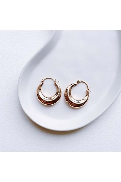 Vesce Atelier Owis Earrings| Steel