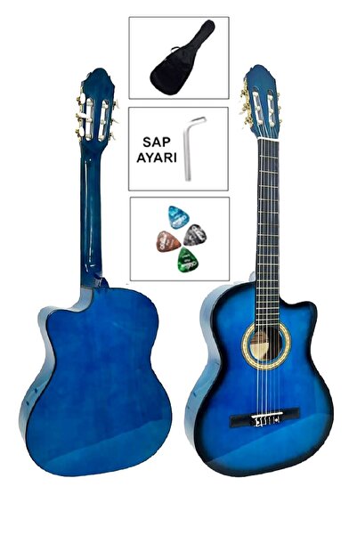 Florancia FC3900C-RBL Mavi Cutaway Klasik Gitar