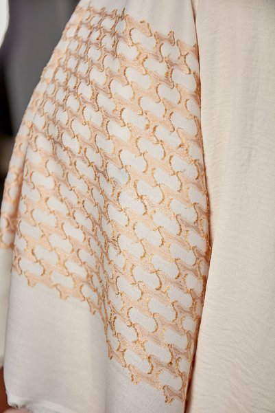 Scarf Cotton Jacquard Shawl