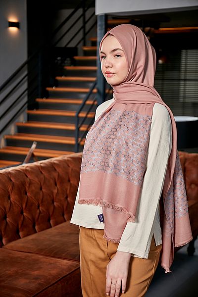 Scarf Βαμβακερό σάλι ζακάρ
