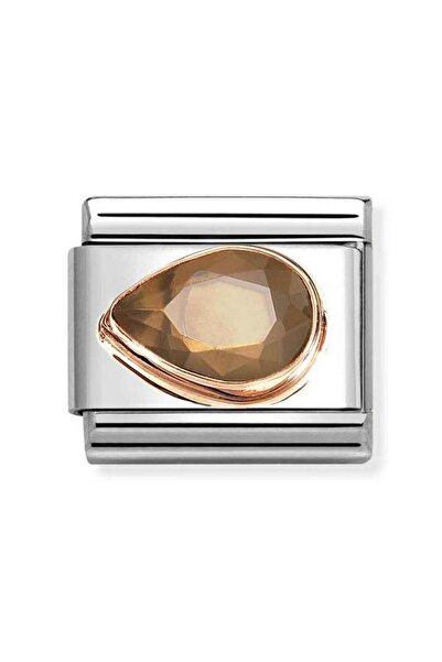 NOMİNATİON Composable Classic Dekoratif Link - Yüzey İşlemeli - Dumanlı -  9K...