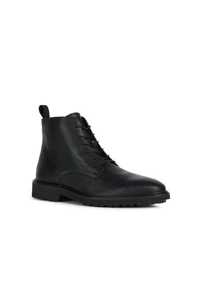 Geox Geox Black Booties Mens Shoes