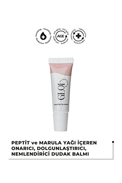 GLOI Dudak Bakım Kremi Peptit Lip Balm - Tripeptit38 & Marula Yağı -10ml