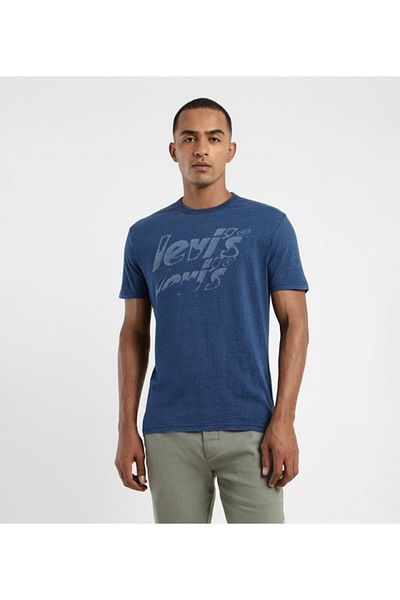 Levi's LE SS TEE Men's Dark Blue T-Shirt