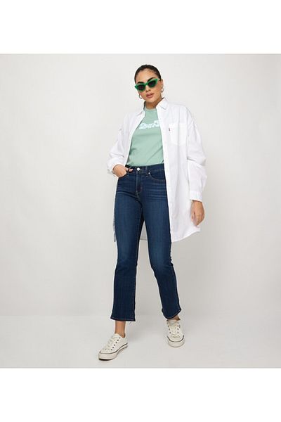 Levi's LE SS TEE Women's / Girls' Green T-Shirt