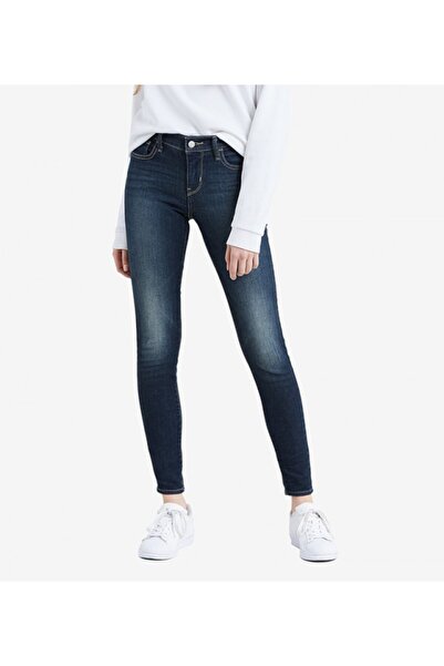 Levi's LE 710 SUPER SKINNY Women's / Girls Blue Jeans