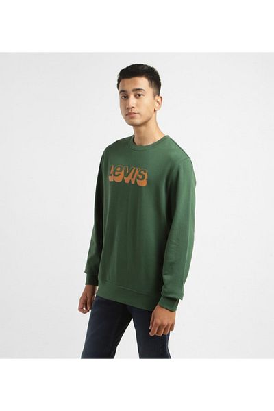 Levi's LE SWEATSHIRT HOODIE Men's Green Sweatshirt