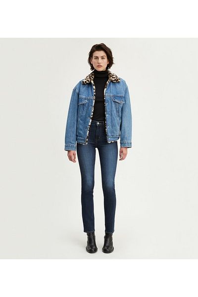 Levi's LE 724 HR STRAIGHT Women's / Girls Blue Jeans