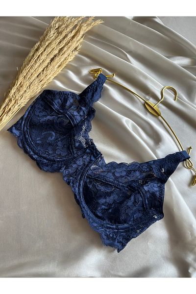 MODELLİFE Sutien cu acoperire completă la modă și strâns cu dantelă
