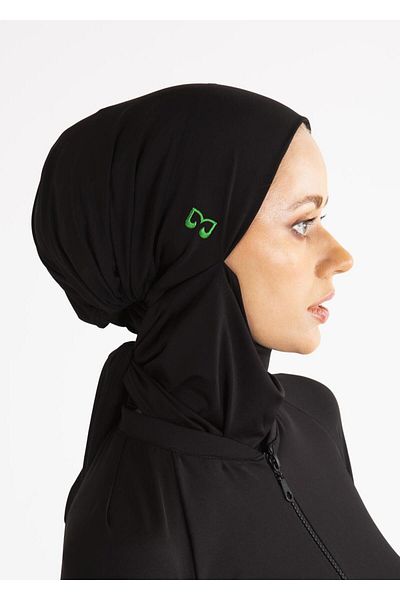 Mayovera Green Embroidered Logo - Hijab Sea Bonnet