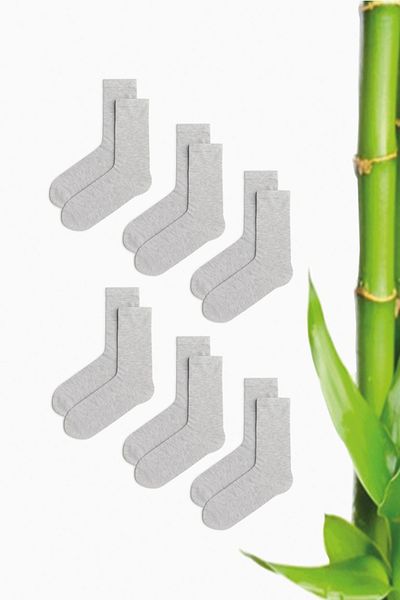 MEM SOCKS 6 Pack Unisex Bamboo Children's Socket Socks