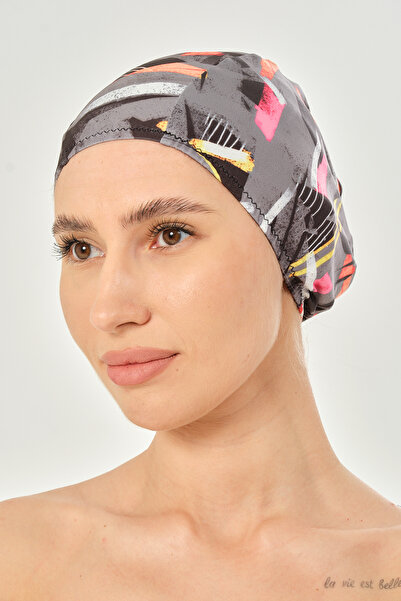 myfirstsea Likralı Bez Bone Yüzücü Deniz Havuz Bonesi Desenli Bez Bone