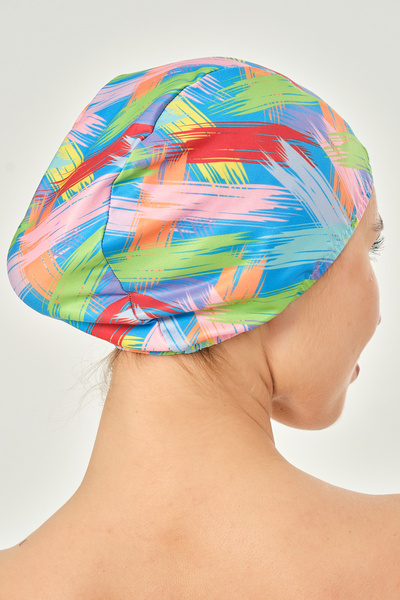 myfirstsea Likralı Bez Bone Yüzücü Deniz Havuz Bonesi Desenli Bez Bone