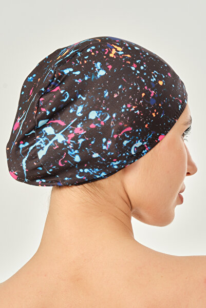 myfirstsea Likralı Bez Bone Yüzücü Deniz Havuz Bonesi Desenli Bez Bone