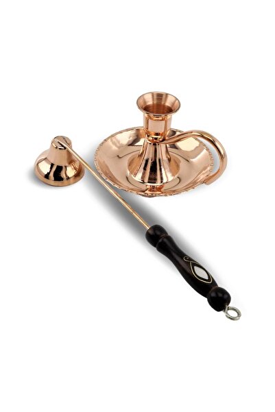 Sonay Bakırcılık Bakır Şamdan Şinanay Ve Mum Söndürücü