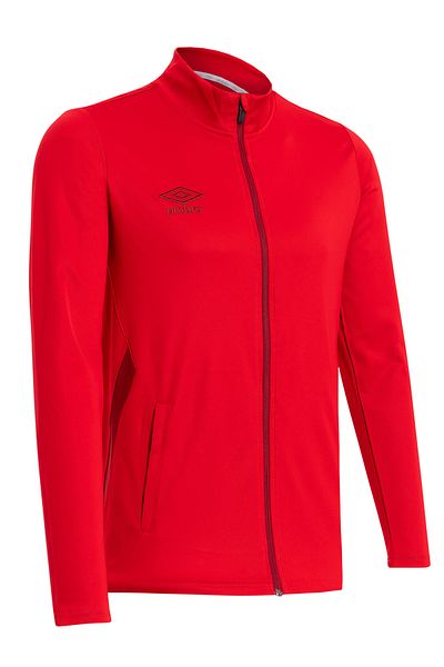 UMBRO Men's Red Tracksuit Top - Fit Sports Jacket Zipped - TC-0121 Umbro Deer Camp Jacket Red