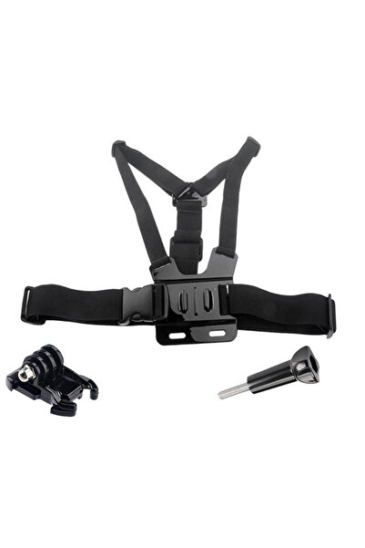 Gplus Gp26hv Sjcam Eken Uyumlu Pivot Vida Göğüs Kemeri J-hook Aparatı 3lü Set