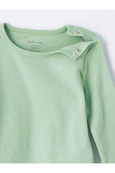 LC Waikiki LCW környakú, nyomott hosszú ujjú kapcsos test kisfiúnak - 3 darabos készlet