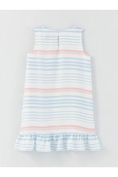 LC Waikiki SOUTHBLUE Rochie cu decolteu în dungi pentru fetiță