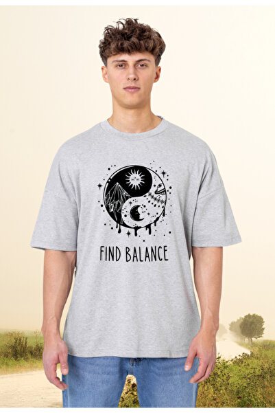 styledream FIND BALANCE Βαμβακερό μπλουζάκι με στάμπα