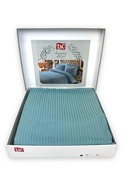 Taç TAC STRİPE SATEN ÇİFT KİŞİLİK NEVRESİM TAKIMI