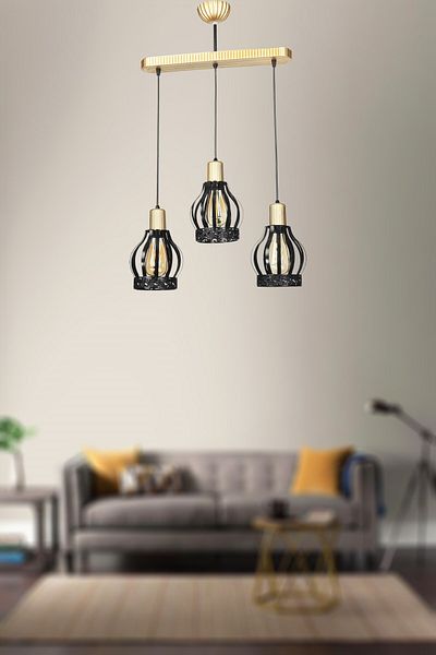 VENON 3 Row Black Gold Lighting Night Set