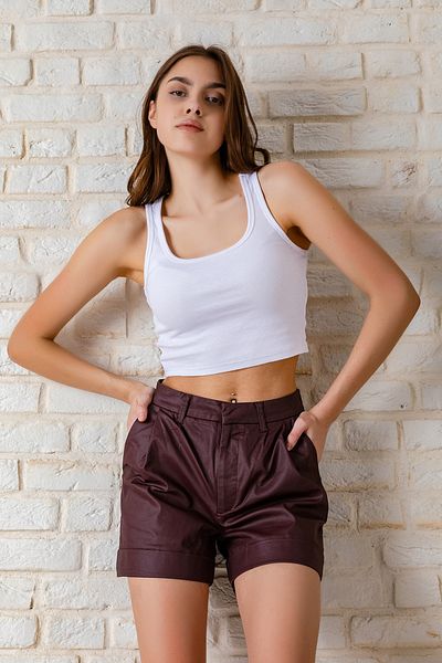 LUCHA Short Leather Shorts