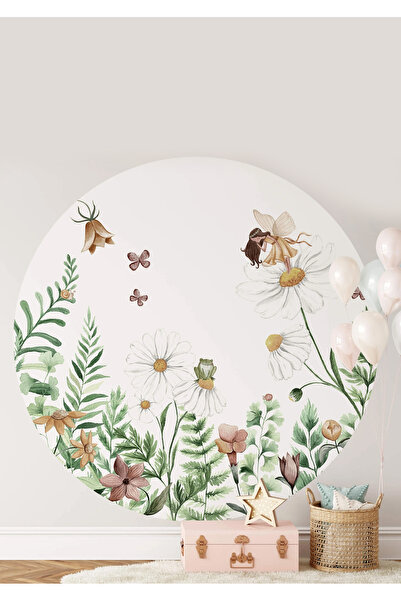 WALLHUMAN Boho - Bohem Tarzında Daire Duvar Sticker