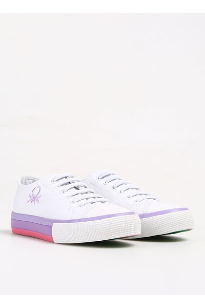 Benetton Alb - Liliac Tenis Fata BNI-10041