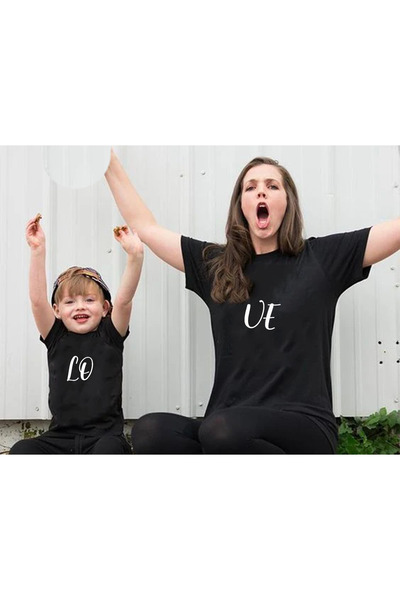 Guillermo تي شيرت مطبوع عليه الأم والابنة