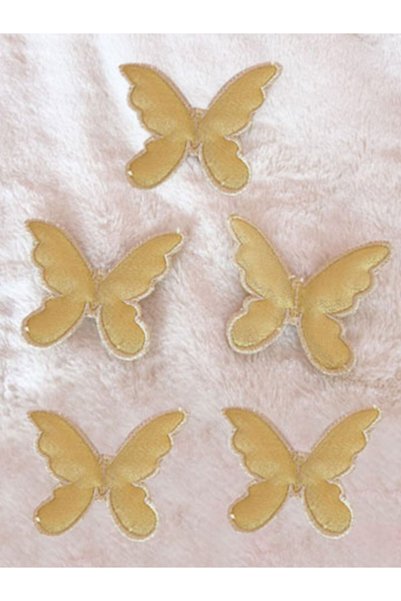 PAMUKA 5'li Gold Kelebek