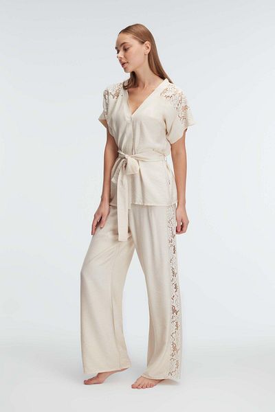 Anıl Kimono and Trousers Set 9947