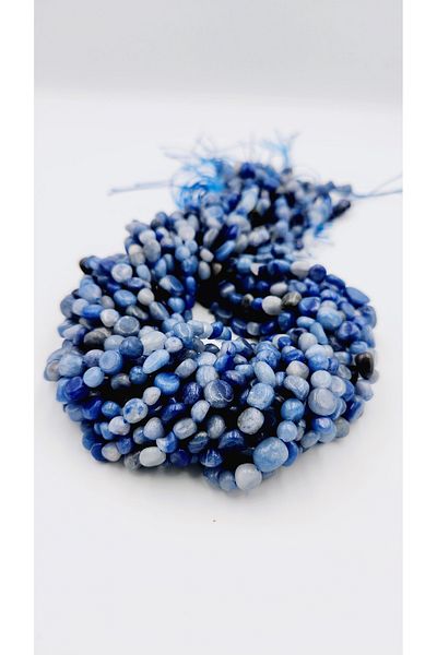 Yüksel Boncuk Amorphous Sodalite Stone (Ποιότητα A+) Σειρά φυσικών πολύτιμων λίθων