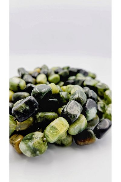 Yüksel Boncuk 10x14 mm Jade Stone Natural Stone String