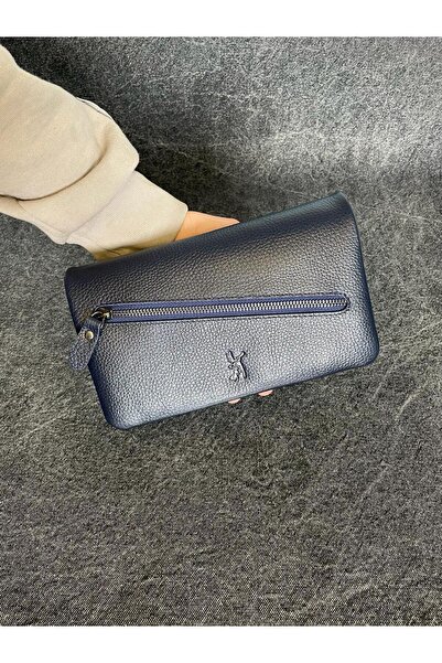 SANAT LEATHER SL-312 geantă de mână multifuncțională din piele naturală cu co...