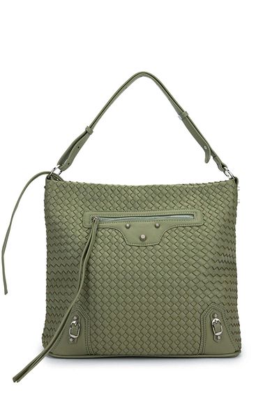 Tamer Tanca Green Vegan Women's Shoulder Bag
